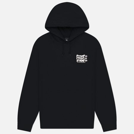 Мужская толстовка HUF Hand Stacked Hoodie, цвет чёрный