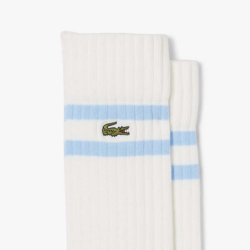 Высокие хлопковые носки Lacoste Terry Sole Унисекс 2
