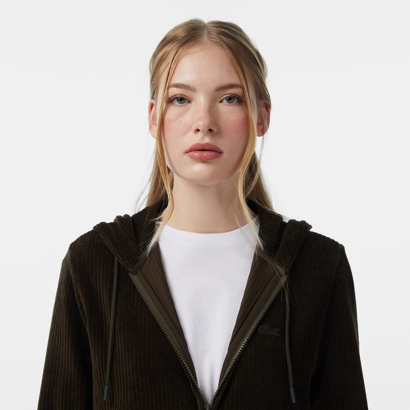 Женская толстовка-худи Lacoste из хлопка 3