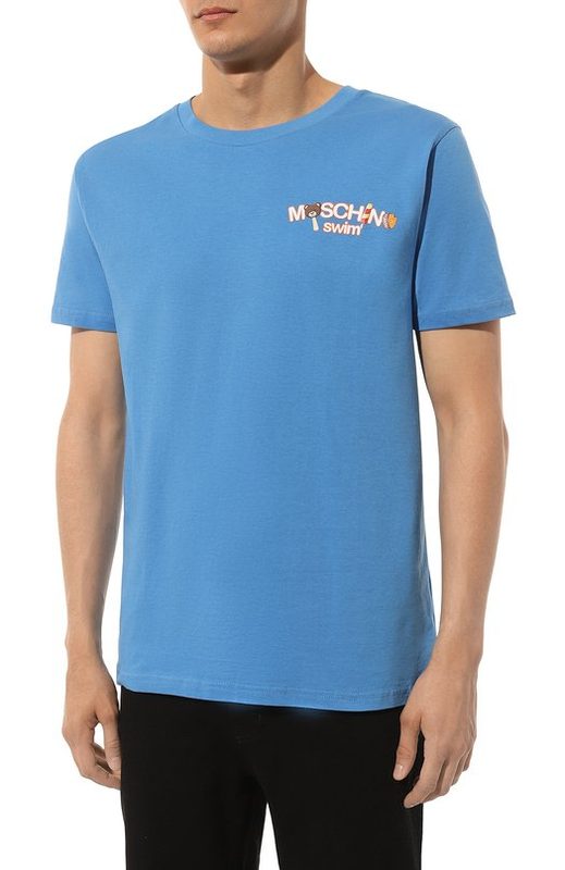 Хлопковая футболка Moschino 3