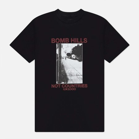 Мужская футболка GX1000 Bomb Hills Not Countries, цвет чёрный
