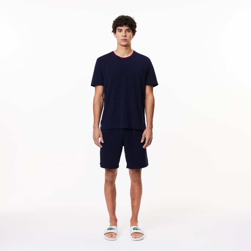 Мужская футболка для дома Lacoste из хлопка 4