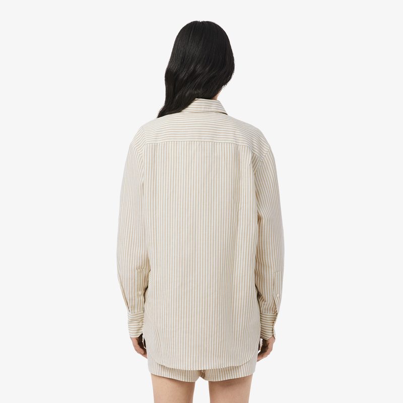 Женская рубашка Lacoste из льна 2