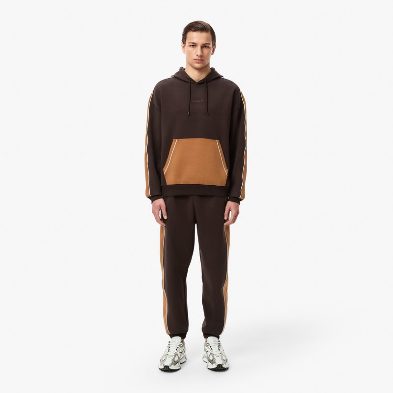 Мужской хлопковый свитшот Lacoste свободного кроя 5