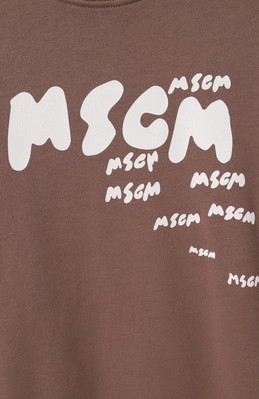 Хлопковый свитшот MSGM kids 3