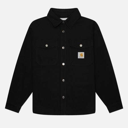 Мужская рубашка Carhartt WIP Selby, цвет чёрный