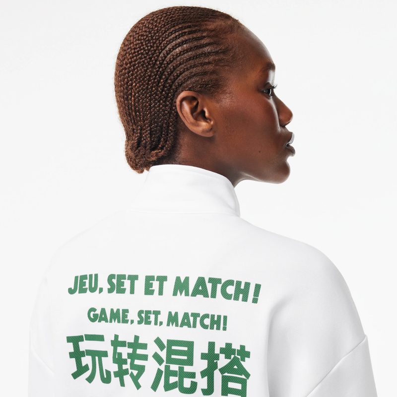 Женская толстовка Lacoste свободного кроя на молнии 4