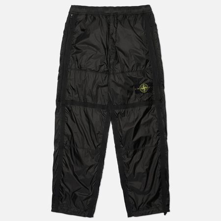 Мужские брюки Stone Island Ripstop Light HT Nylon, цвет чёрный