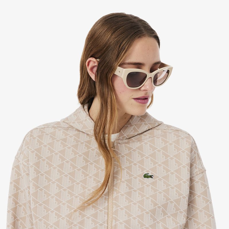 Женская жаккардовая толстовка Lacoste 3