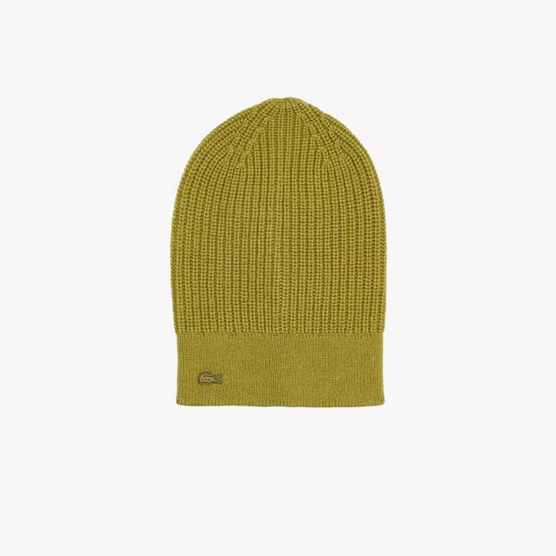 Вязаная шапка Lacoste унисекс