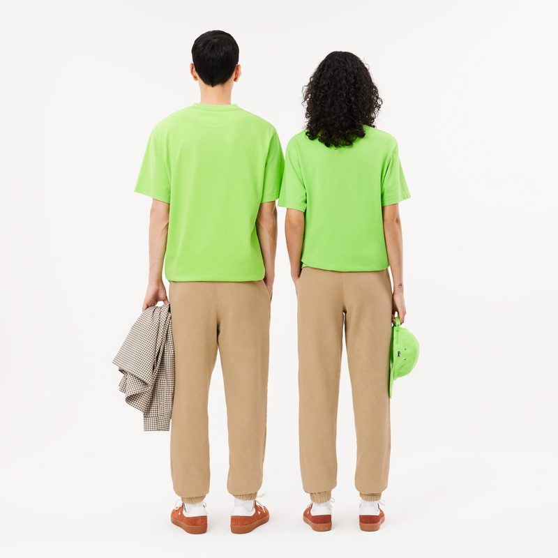 Спортивные хлопковые брюки Lacoste унисекс 2