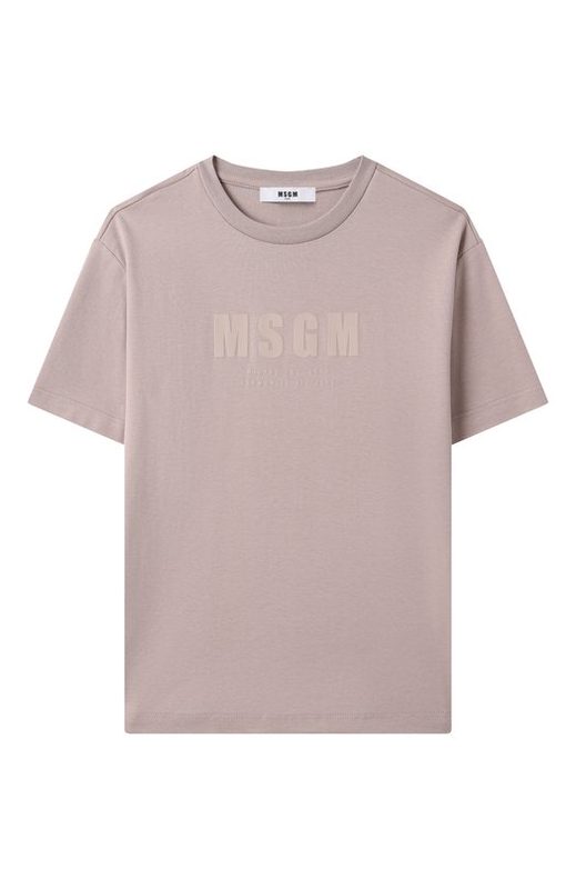 Хлопковая футболка MSGM kids