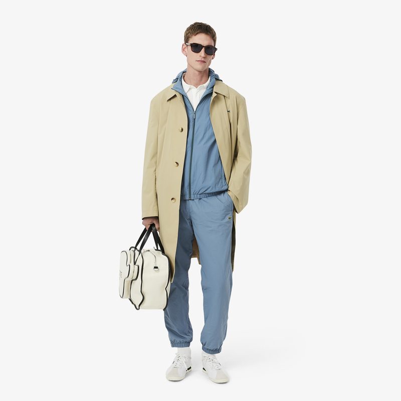 Мужская водоотталкивающая спортивная куртка Lacoste с капюшоном 4
