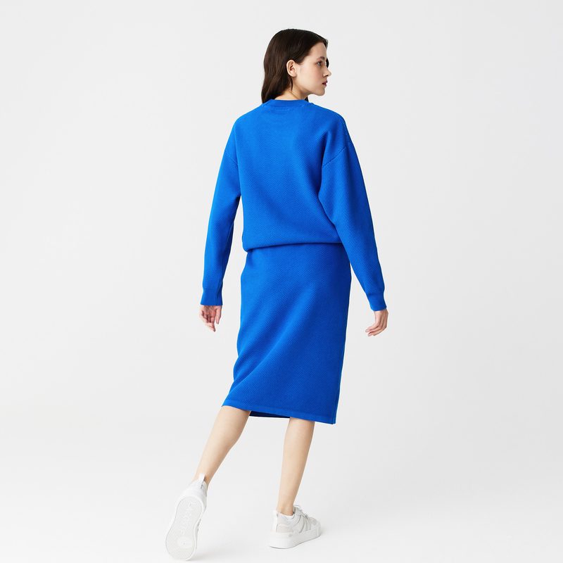 Женская юбка Lacoste приталенного кроя средней длины 2
