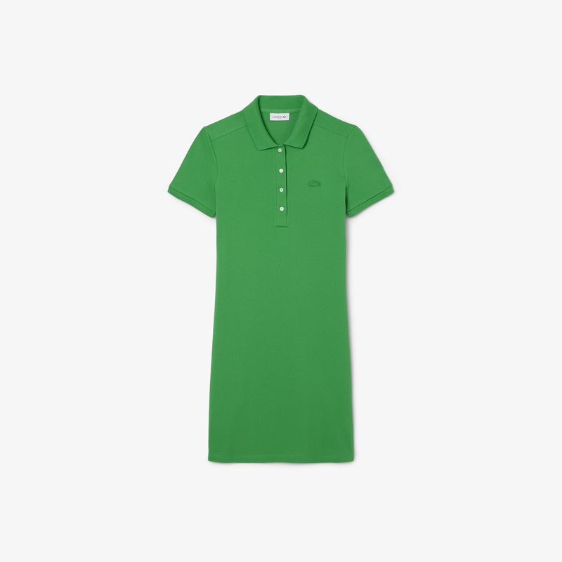 Женское платье-поло Lacoste приталенного кроя 5