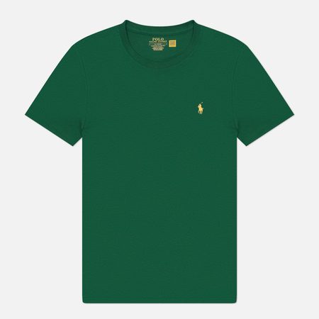Мужская футболка Polo Ralph Lauren Classic Crew Neck 26/1 Jersey, цвет зелёный