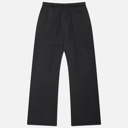 Мужские брюки Fear of God ESSENTIALS Heavy Fleece Flare, цвет чёрный