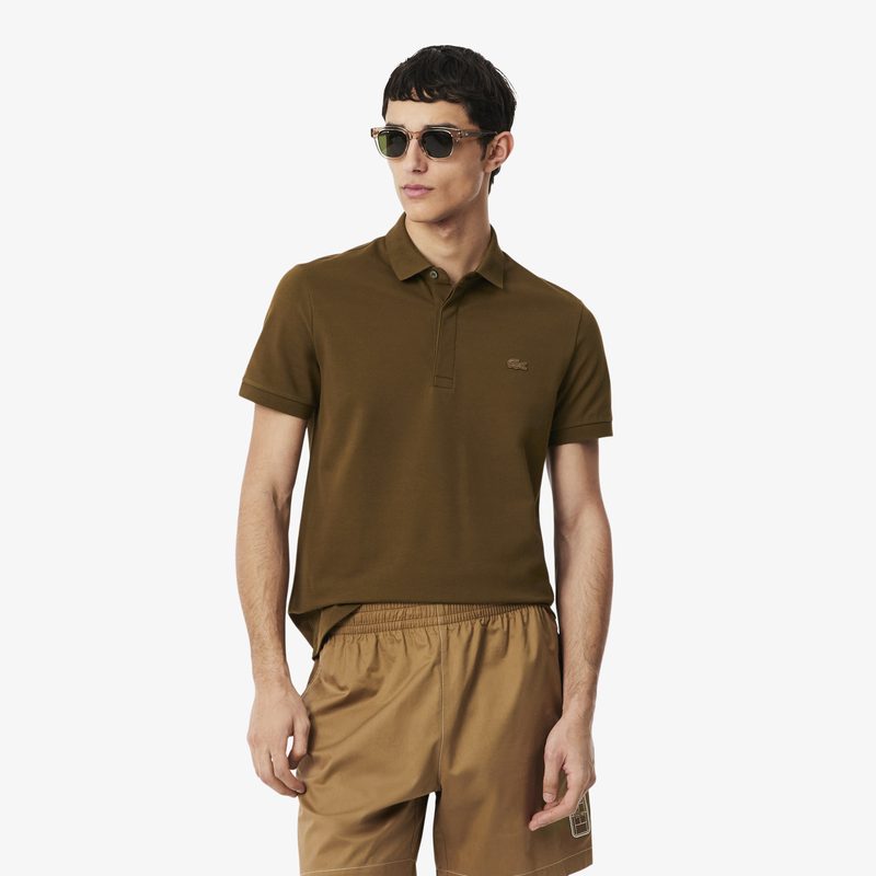 Мужское поло Lacoste прямого кроя