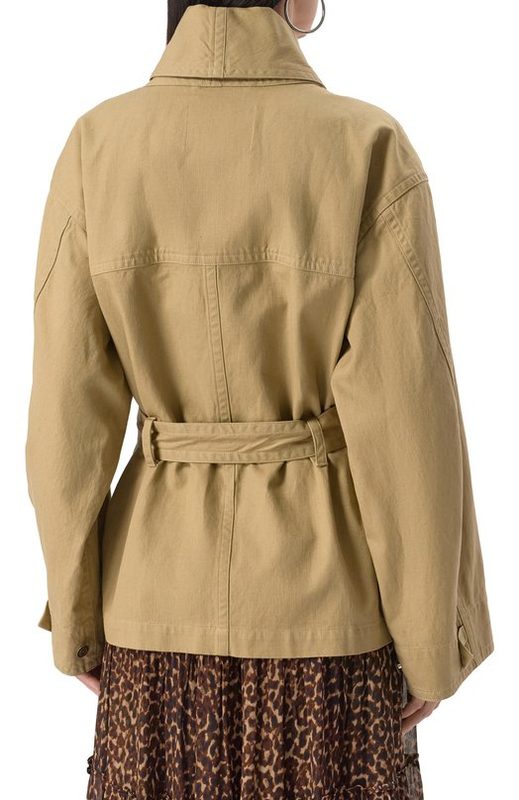 Куртка изо льна и хлопка Isabel Marant Etoile 4