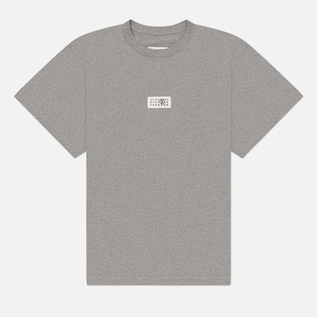 Мужская футболка Maison Margiela MM6 Numeric Cotton, цвет серый