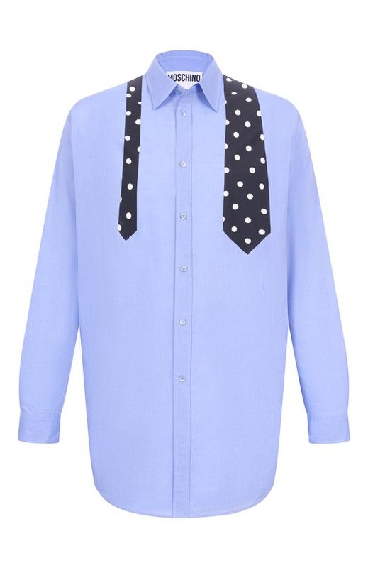 Хлопковая рубашка Moschino
