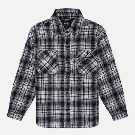 Мужская рубашка Stan Ray Quilted Plaid Overshirt, цвет синий