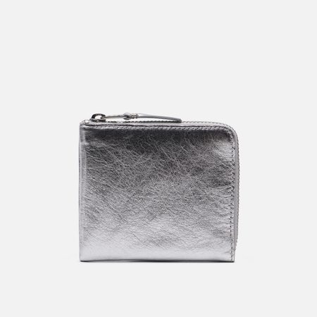 Кошелек Comme des Garcons Wallet SA3100G Gold, цвет серебряный