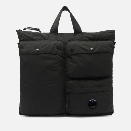 Сумка C.P. Company Nylon B Tote Pocket Lens, цвет чёрный