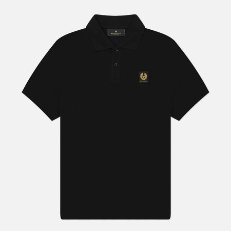 Мужское поло Belstaff Classic, цвет чёрный