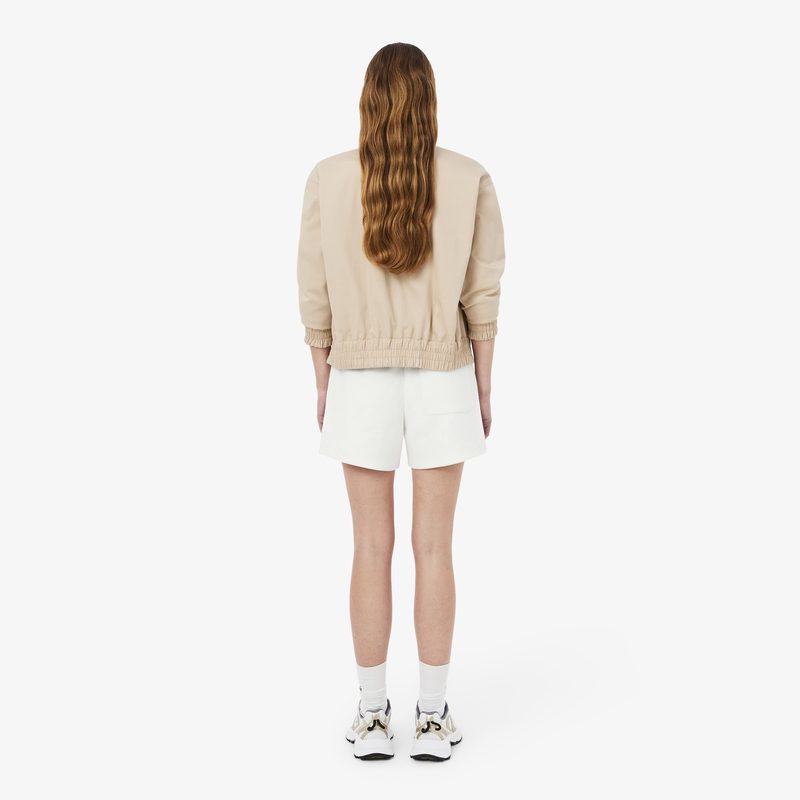 Женские хлопковые шорты Lacoste из пике 2
