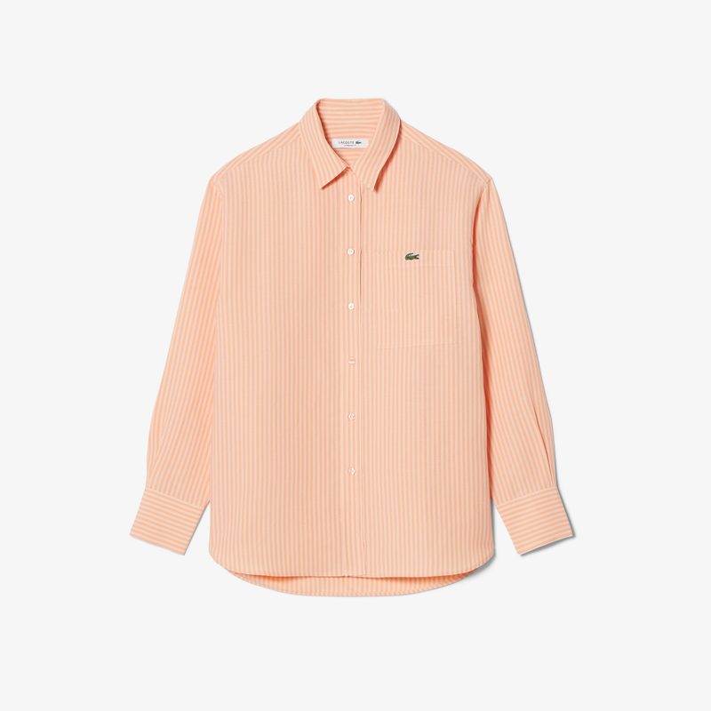 Женская рубашка Lacoste из льна 4