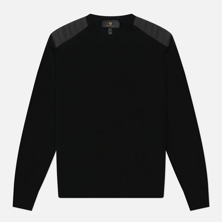 Мужской свитер Belstaff Kerrigan Crew Neck, цвет чёрный