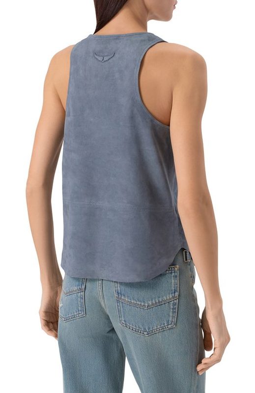 Замшевый топ Zadig and Voltaire 4