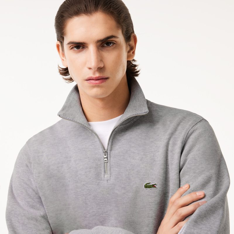 Мужская толстовка Lacoste на молнии с высоким воротом 3