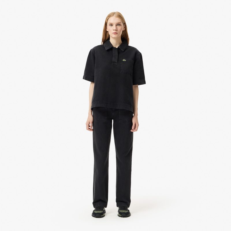 Женские прямые джинсы Lacoste
