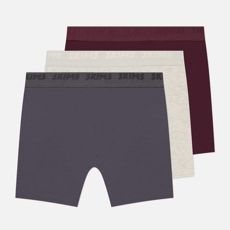 Комплект мужских трусов SKIMS Stretch 5" Boxer Brief 3-Pack, цвет комбинированный