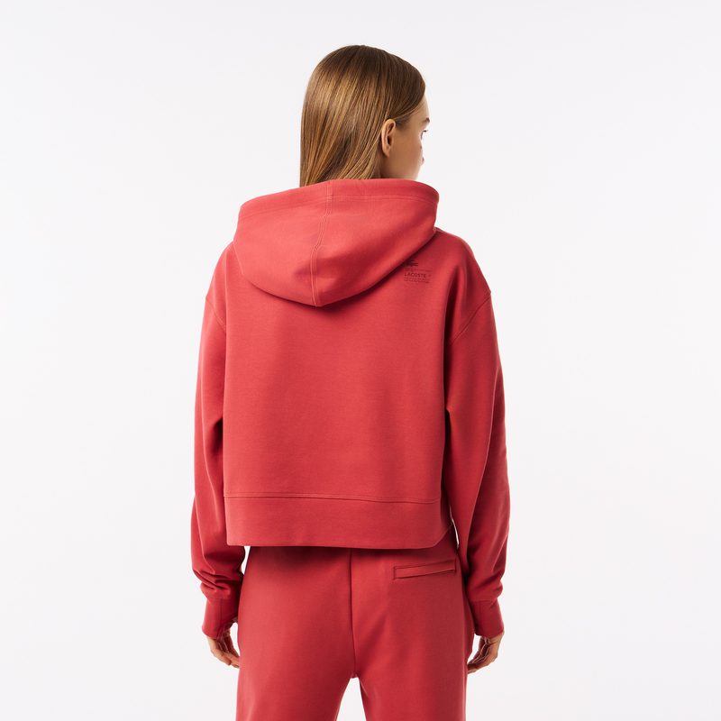 Женская толстовка Lacoste Core Active свободного кроя с капюшоном 2