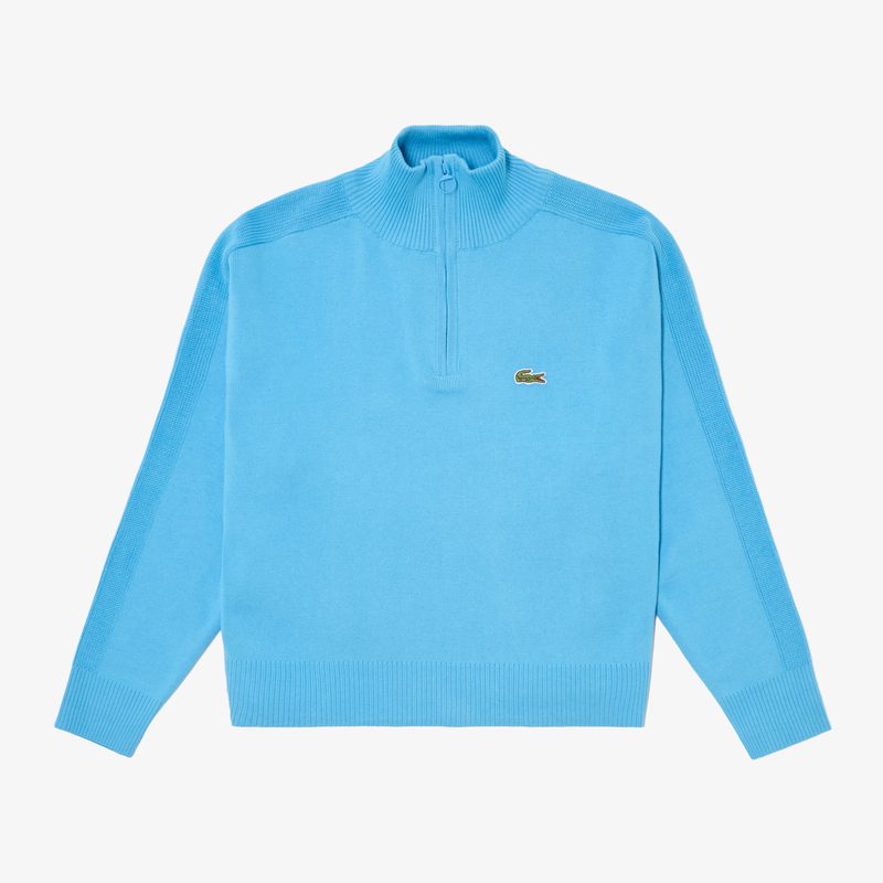 Женский свитер Lacoste свободного кроя на молнии 5