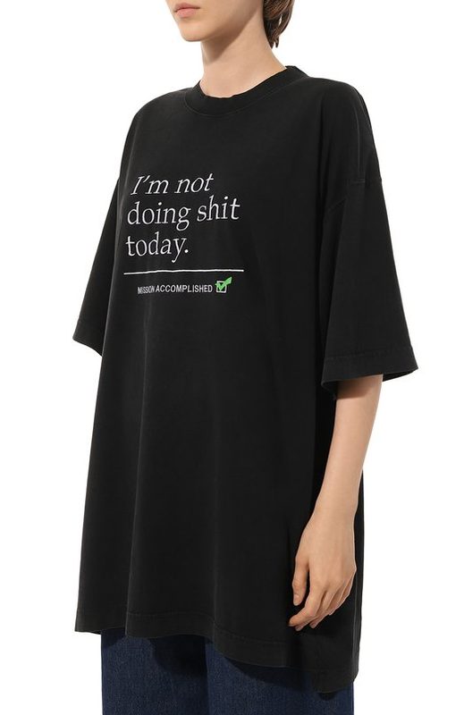 Хлопковая футболка VETEMENTS 3