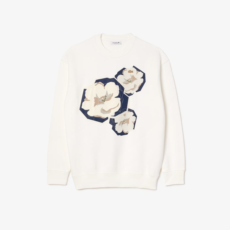 Женская флисовая толстовка Lacoste FLORAL2 5