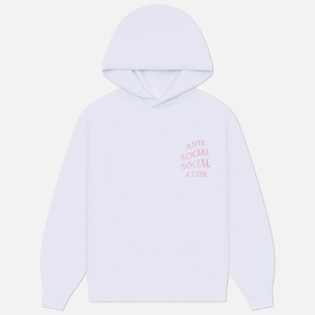 Мужская толстовка Anti Social Social Club Rhinestone Mind Games Hoodie, цвет белый