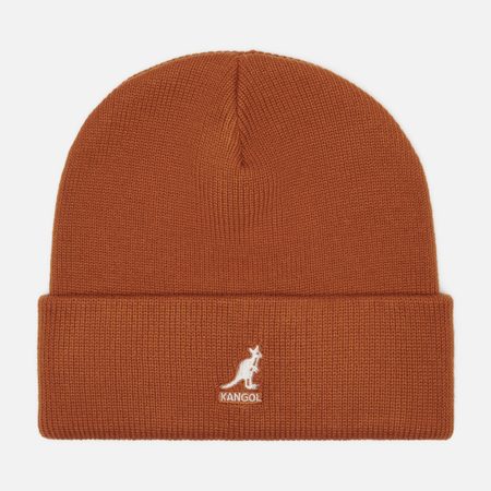 Шапка Kangol Acrylic Cuff Pull-On, цвет коричневый