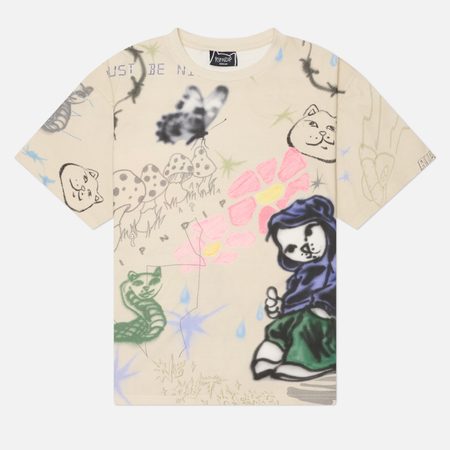 Мужская футболка RIPNDIP Goosebumps, цвет бежевый