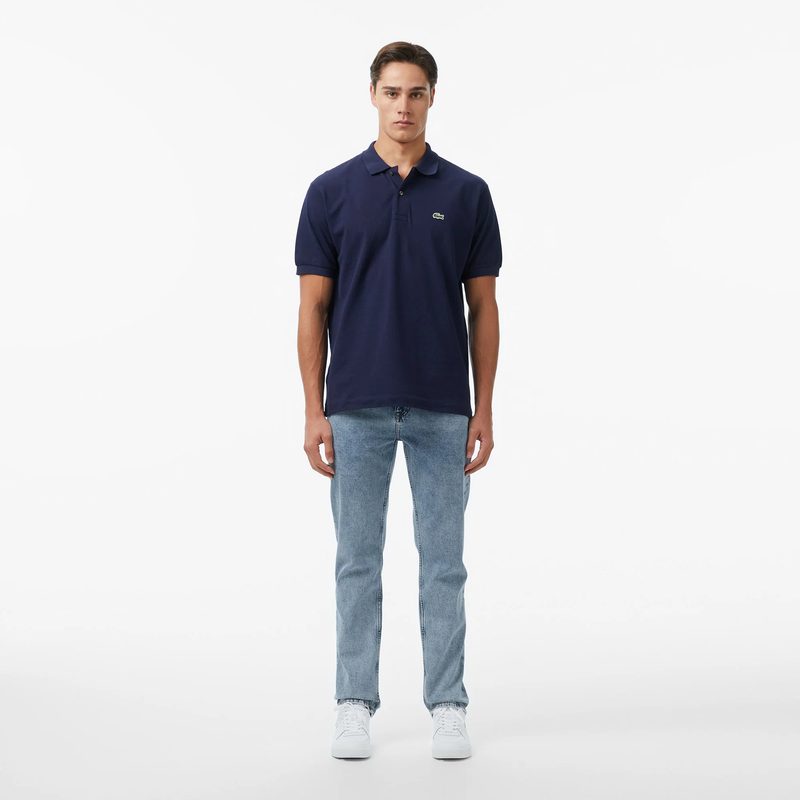Мужские хлопковые джинсы Lacoste зауженного кроя