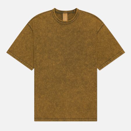Мужская футболка FrizmWORKS OG Vintage Dyeing Half, цвет жёлтый