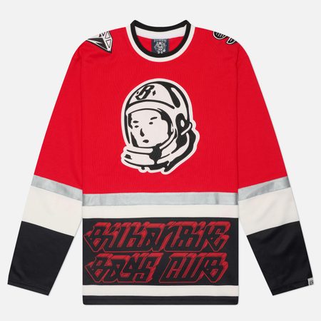 Мужской лонгслив Billionaire Boys Club Applique Astro Hockey Top, цвет красный