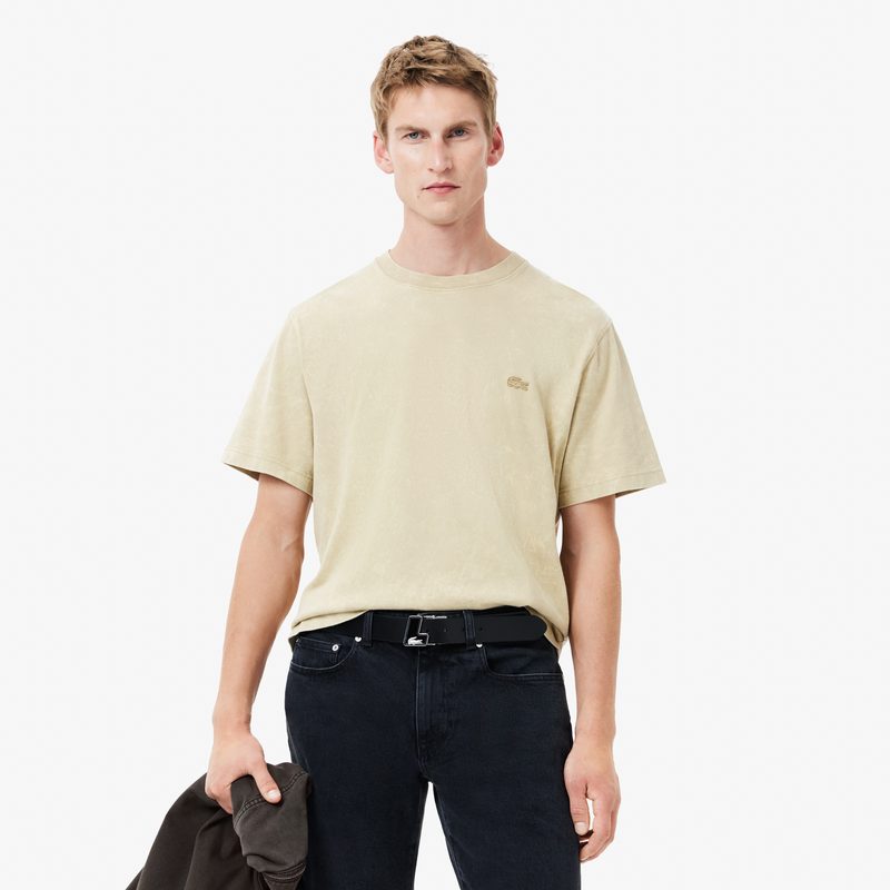 Мужская джинсовая рубашка Lacoste оверсайз 5