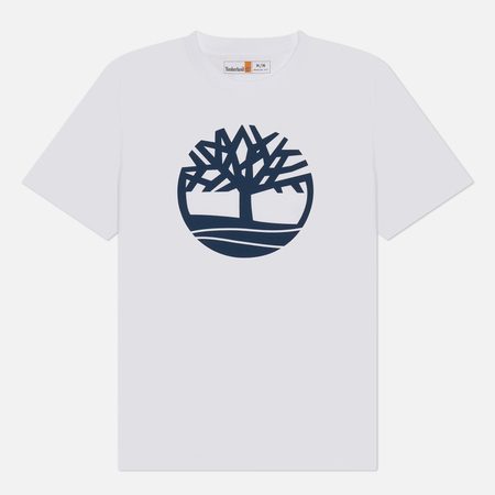 Мужская футболка Timberland Kennebec River Pigment Tree Logo, цвет белый