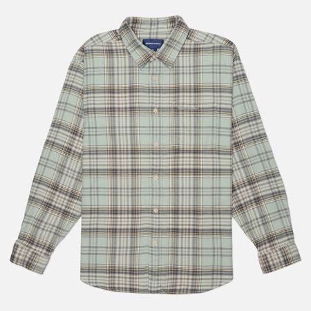 Мужская рубашка thisisneverthat Flannel Check, цвет зелёный