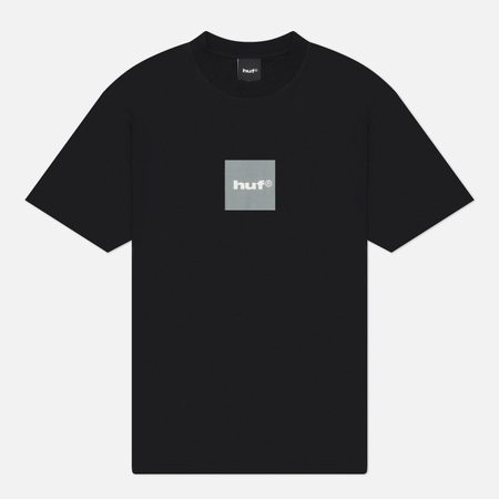 Мужская футболка HUF Box Logo, цвет чёрный